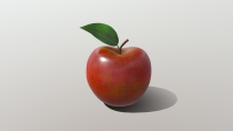 Realistic Apple 3D Object Screenshot 1