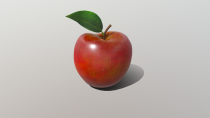 Realistic Apple 3D Object Screenshot 4