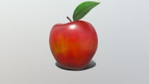 Realistic Apple 3D Object Screenshot 5