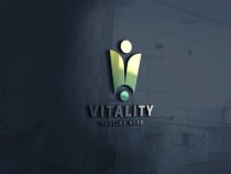 Vitality Letter V Logo Screenshot 3