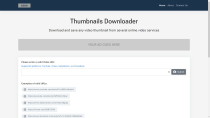 Videos Thumbnails Downloader Screenshot 1