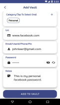 Password Vault Android App With BackEnd Screenshot 4