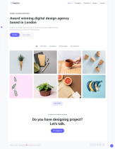 Inspiro - Responsive Portfolio HTML Template  Screenshot 9