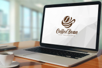 Coffee Cup With Bean Logo Design Screenshot 2