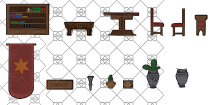 2D Castle Interior Objects Screenshot 5