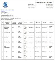 Emitech PHP Invoice System Screenshot 8