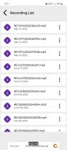 Audio Recorder - Android App Source Code Screenshot 4