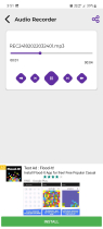 Audio Recorder - Android App Source Code Screenshot 5