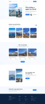 Pathway – Travel landing page Screenshot 1