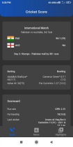 Cricket Live Score Flutter Application Screenshot 1