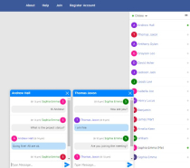 SignalR - Private Chatting like Facebook C# Screenshot 4