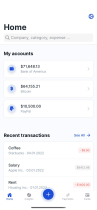 Banking Light - Mobile App UI Kit Ionic 6 Screenshot 2