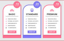 ZPricing - Modern Bootstrap Pricing Table Screenshot 1