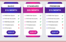 ZPricing - Modern Bootstrap Pricing Table Screenshot 7