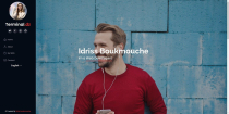 Terminal - Portfolio Personal With Admin Panel Screenshot 7