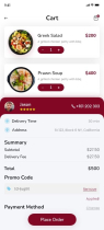  Food Delivery App - Adobe XD Screenshot 6