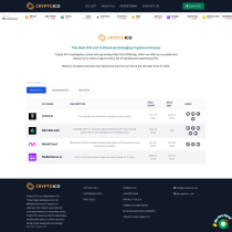 CryptoICO - Crypto ICO Listing Script Screenshot 3