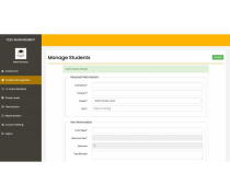 School Fees Management System Using PHP Screenshot 4