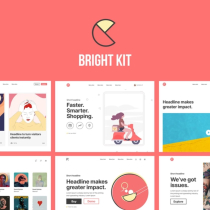 Brightkit -  Web Layouts UI Kit  Design Screenshot 5