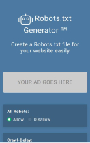 Robots.txt Generator PHP Screenshot 4