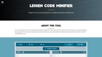 Lessen Code Minifier - PHP Scripts Screenshot 1