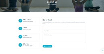 Yogwe - Yoga Responsive HTML5 Template Screenshot 2