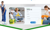 Cleaning Website UI Adobe Photoshop  Screenshot 5