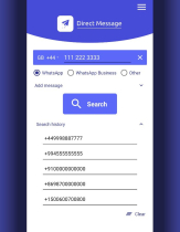 Direct Message for WhatsApp - Android App Screenshot 2