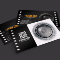 Black White Photography Business Card Screenshot 2