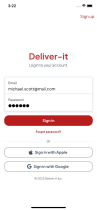 Deliver-it - Mobile App UI Kit Ionic 6 Screenshot 7