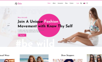 Fashion Ecommerce Website PSD Screenshot 1