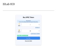 ZiLab ICO - Crypto ICO BSC WordPress Plugin Screenshot 1