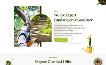  Ronmi Landscaper Template - UI Adobe Photoshop PS Screenshot 2