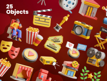 3Dcuts - 3D Movie Icons pack Screenshot 5