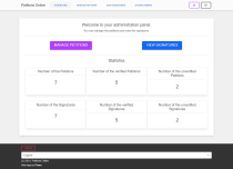 Petition Web App PHP Script Screenshot 4