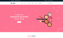 Rocs - Fashion And Cosmetic Store HTML Template Screenshot 2