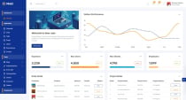 Omeki - Responsive Admin Dashboard Template Screenshot 1