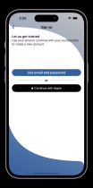 iOS User Auth with Firebase Email Password Screenshot 3