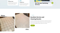 Cleaning Service Template - UI Adobe XD Screenshot 4