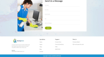 Cleaning Service Template - UI Adobe XD Screenshot 8