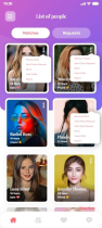 Perfect Couples App - Adobe XD Mobile UI Kit Screenshot 43