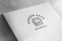 Modern Home Real Estate Logo Screenshot 2