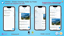 FTwitter - Clone Simply Twitter Flutter App Screenshot 2