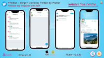 FTwitter - Clone Simply Twitter Flutter App Screenshot 3