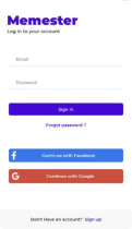 Memester - Memes Video Social  React  App Screenshot 1
