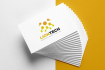 Lion Power Technology Logo Design Screenshot 3