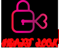 Heart Lock Logo Template For Dating And Chatting Screenshot 2