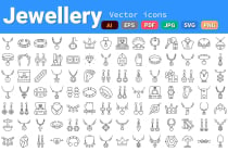 Jewellery Elements Icons Pack | SVG | EPS Screenshot 3