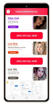Live Random Video Call For Android - NodeJS Screenshot 3
