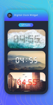 Digital Clock Widget - Android Source Code Screenshot 2